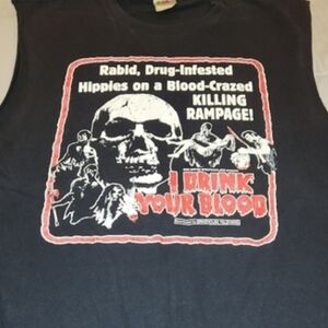 I DRINK YOUR BLOOD - MOVIE SHIRT - MENS SIZE L